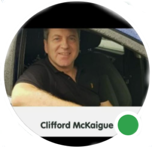 driving instructor Clifford McKaigue